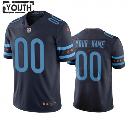 Tröjor Chicago Bears Custom Navy City Edition Vapor Limited - Barn Tröjor Chicago Bears Custom Navy City Edition Vapor Limited - Barn